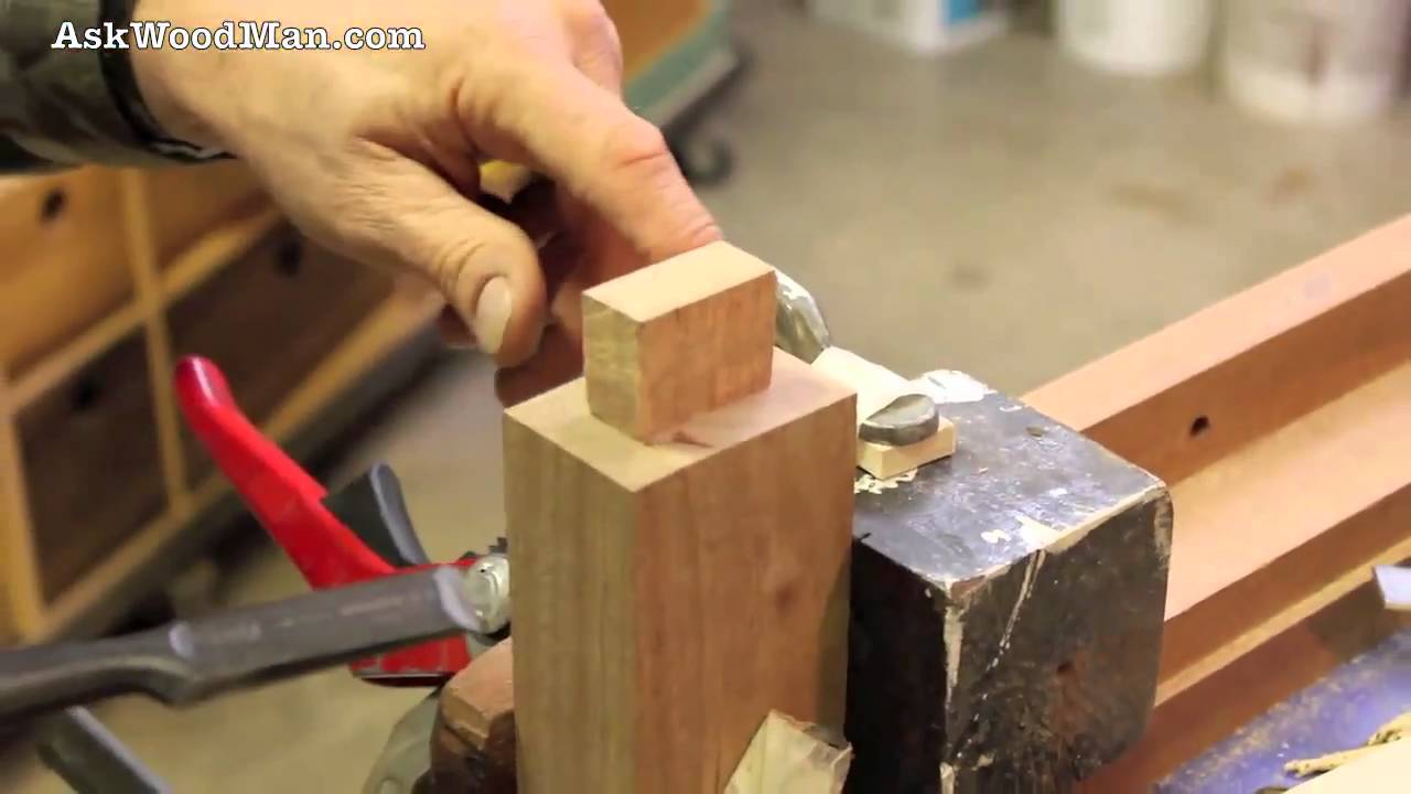 42 Tenon Cutting Demo Using Japanese Hand Saws - Part 3 of 4
