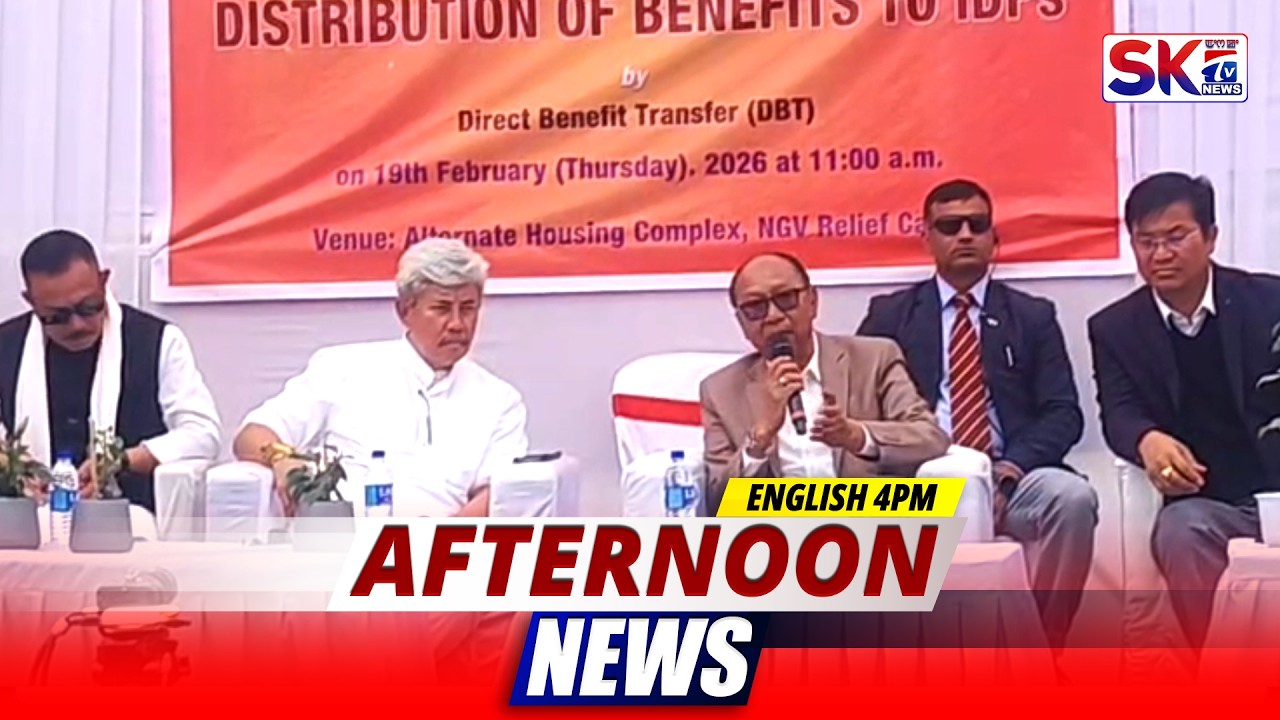 SKTV'S AFTERNOON ENGLISH NEWS [19/02/26 - 04:00 PM] [LIVE]