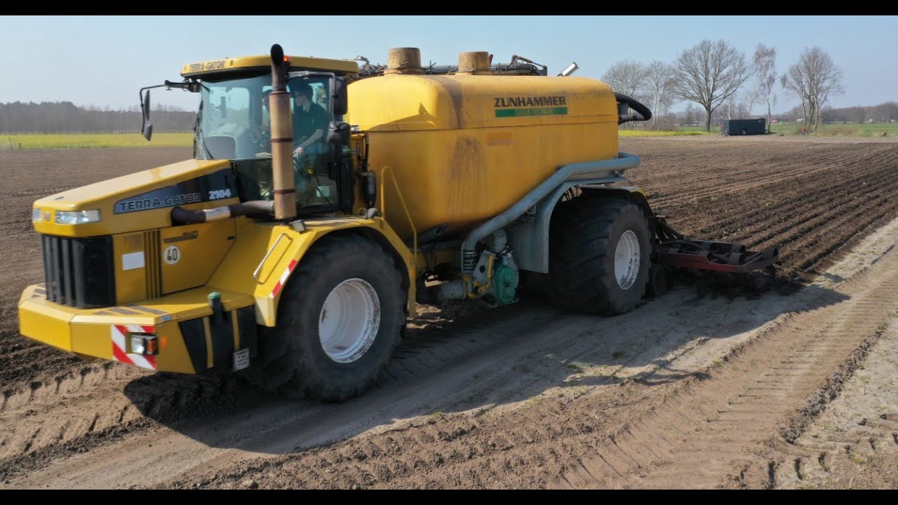 Bouwland injecteren | Terra Gator 2104 [SOUND] | Injecting slurry