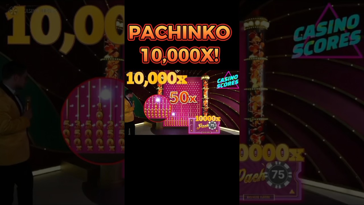 REKORD!! PACHINKO 10.000X!! #wynikikasyna #szalonyczas #monopol