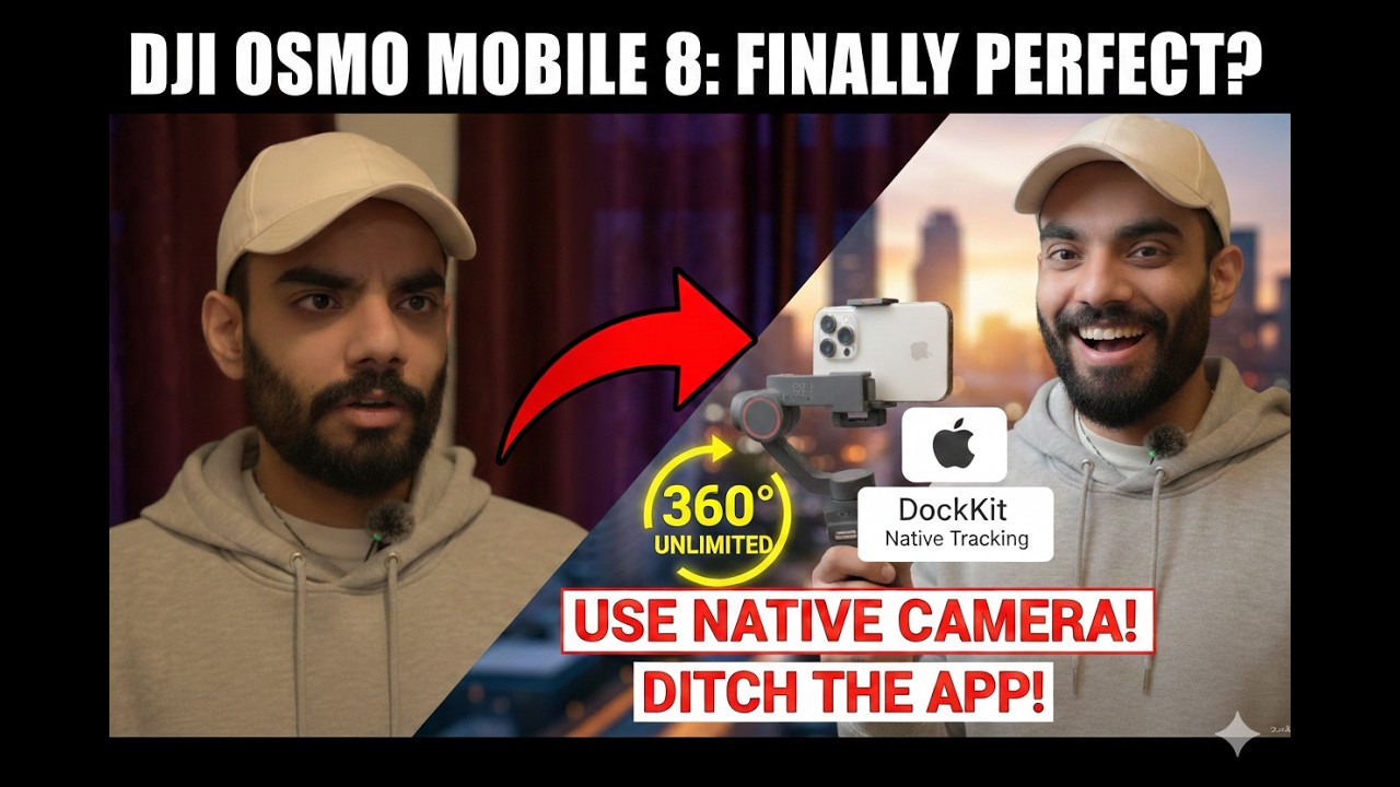 DJI Osmo Mobile 8 Review & Complete Tutorial: How to Use Apple DockKit!
