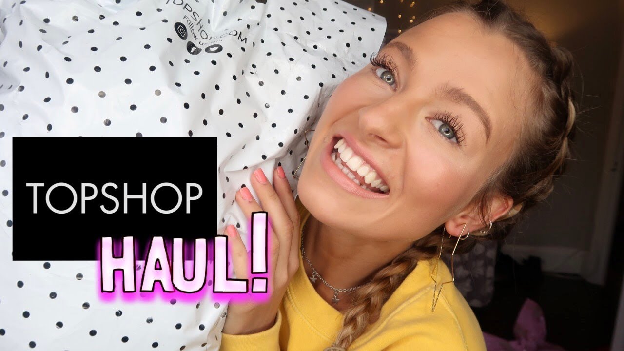 TOPSHOP UNBOXING HAUL & TRY ON | Flattering Jeans & Holey Tops!
