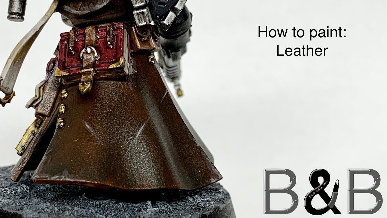How to paint Leather