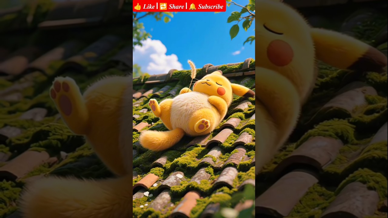 ⚡ Pikachu&rsquo;s Restless Tail 😆 | Cutest Pok&eacute;mon Moment Ever! 🐭💛#pikachu #pikapopworld #pikachucutevideo