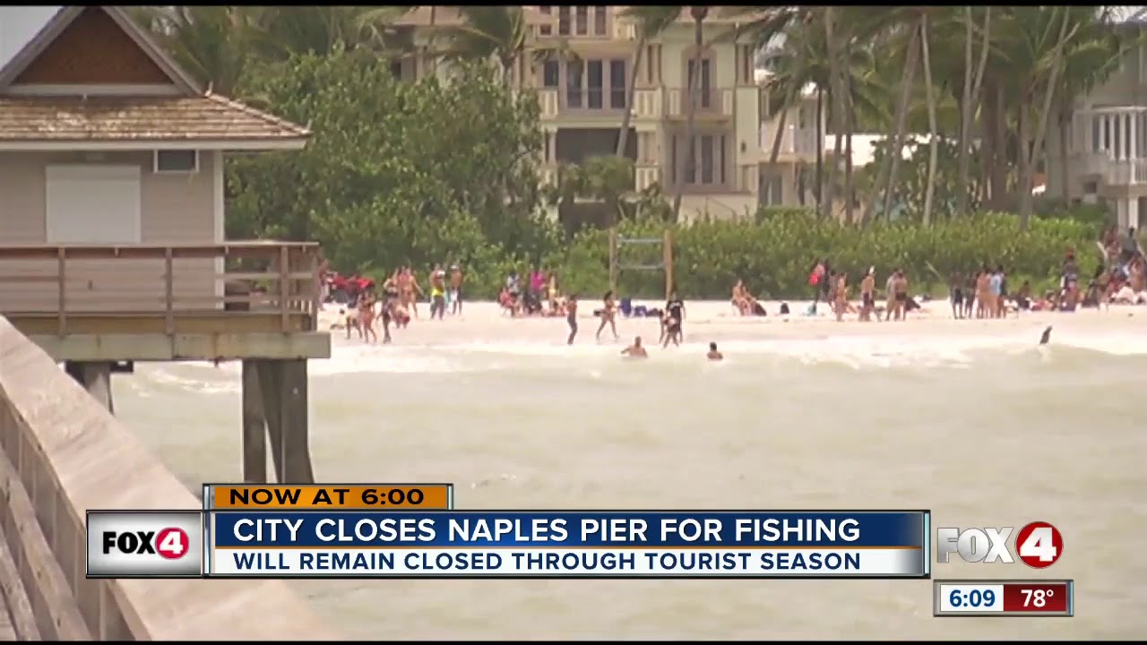 Naples Pier fishing suspend through tourist season