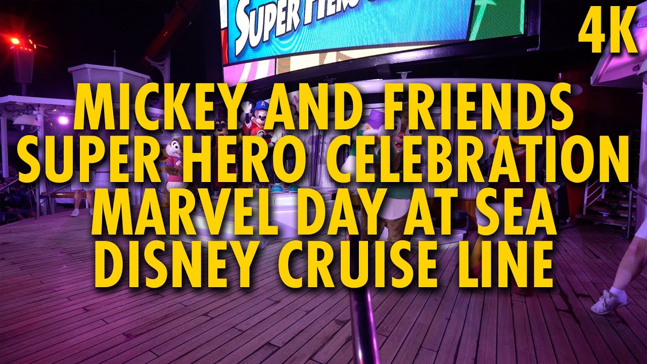 Mickey and Friends Super Hero Celebration During Marvel Day at Sea | Disney Cruise Line