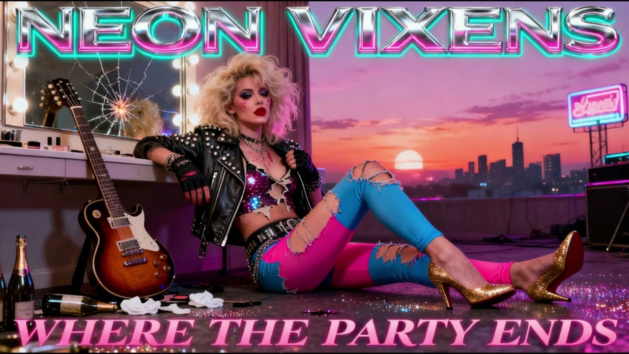 Neon Vixens – Frayed Glamour (80s Glam Rock)