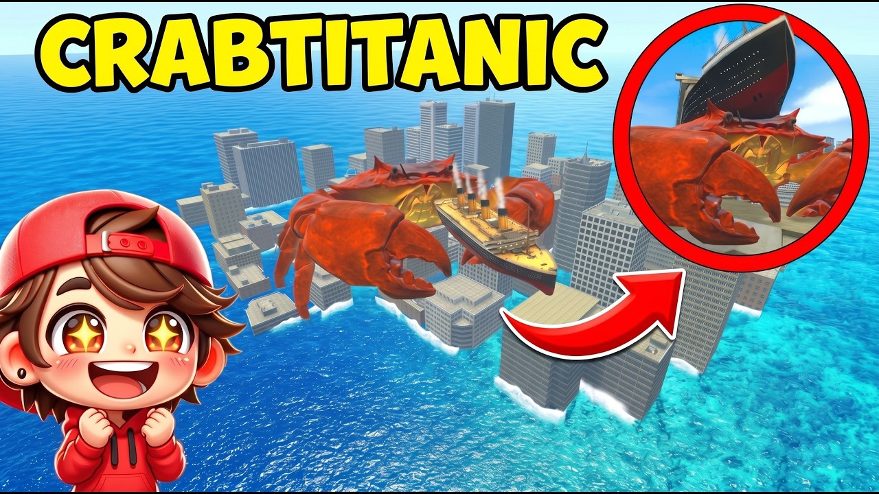 My drone CATCHES CRAB TITANIC FROM CRABTANIC in REAL LIFE in Garry's Mod