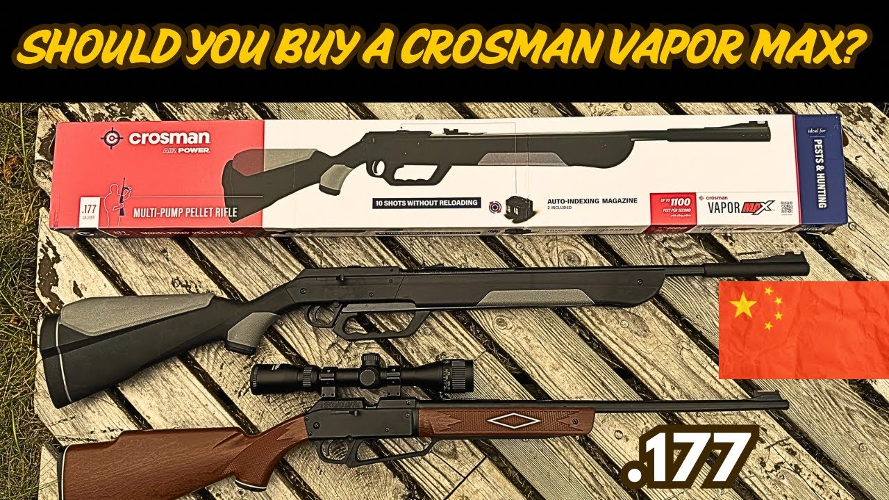 Crosman Vapor Max — тест и обзор стрельбы