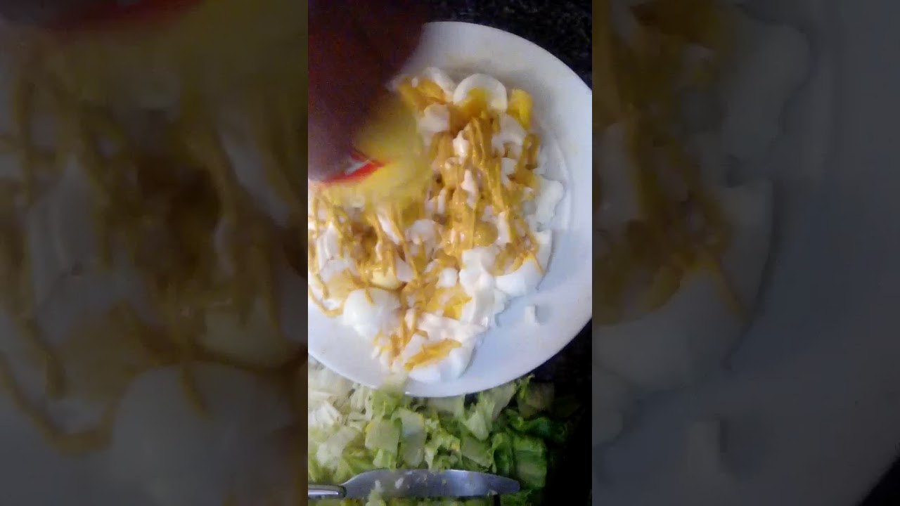Scared in the kitchen/egg salad