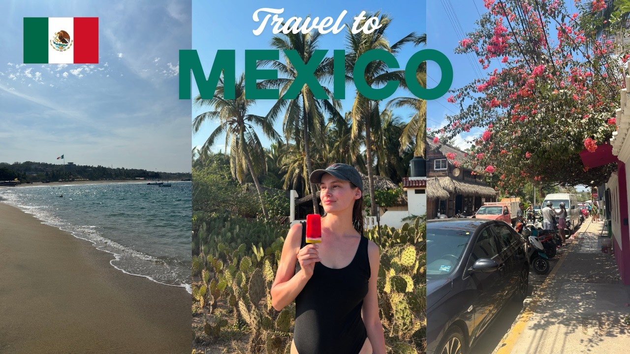 Piña Coladas in Pineapples, sunset walks, and finding a festival | Puerto Escondido Travel Diaries