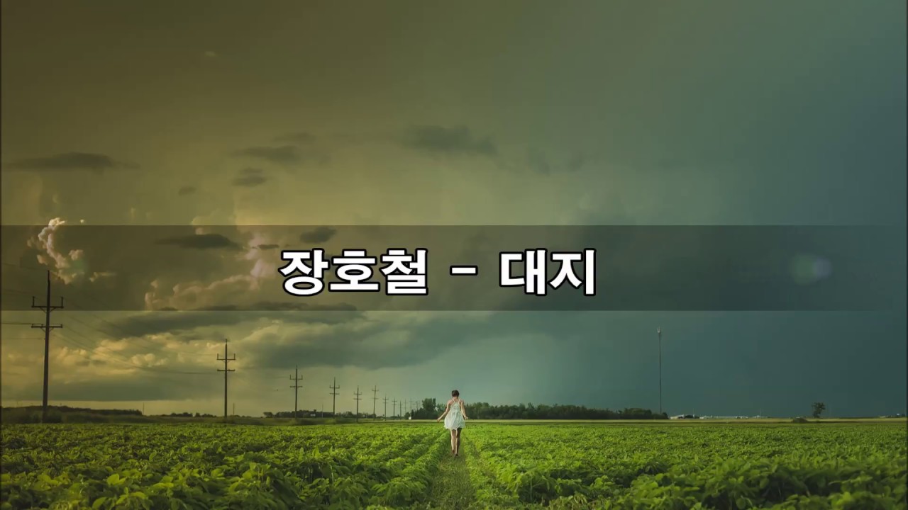 장호철 - 대지 kpop 韓國歌謠