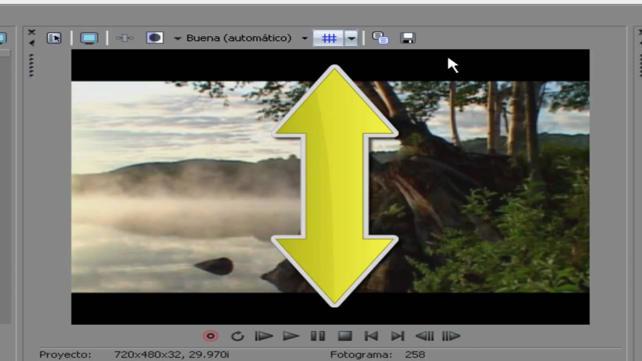 Quitar lineas Horizontales y verticales, fondo negro en videos o imagenes en sony vegas