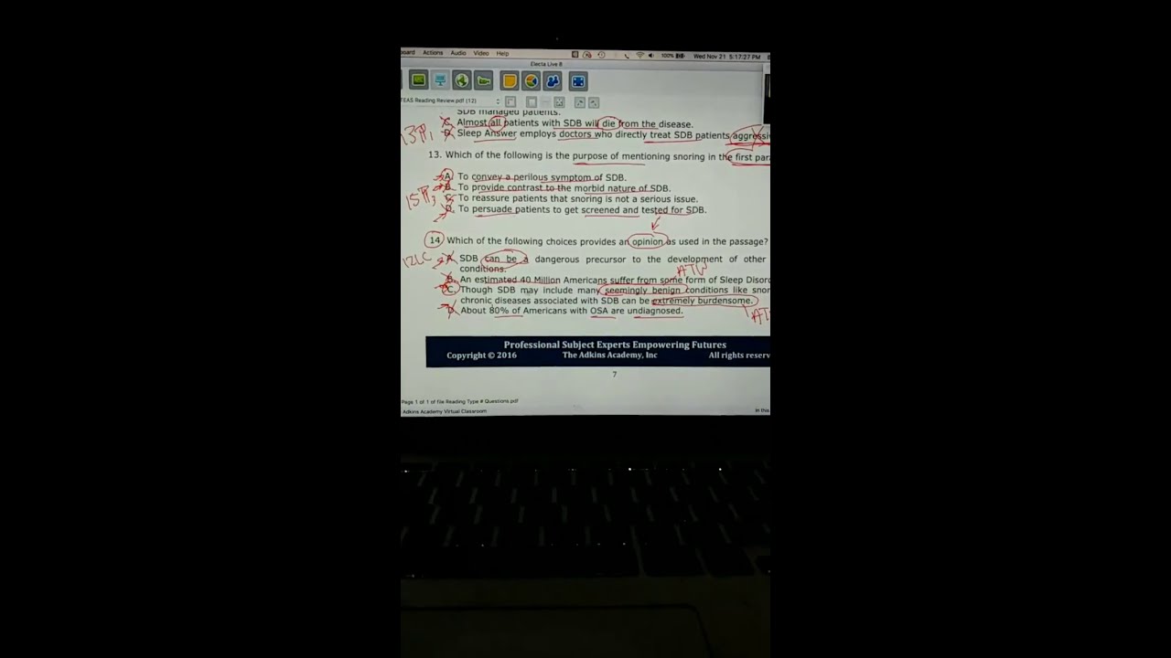 Reading Review: TEAS VI & HESI A2 TEST PREP