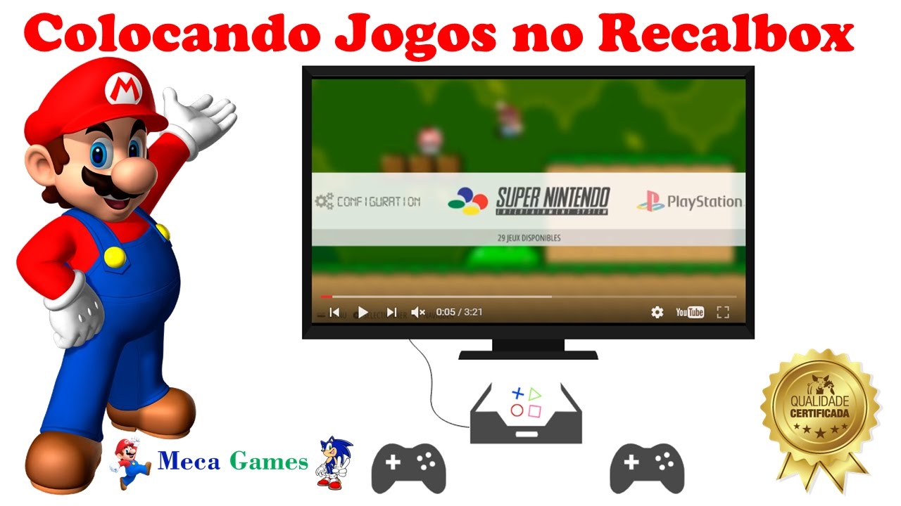 🎮 Como Adicionar Jogos e Capinhas no Recalbox (Vídeo Game Retro)
