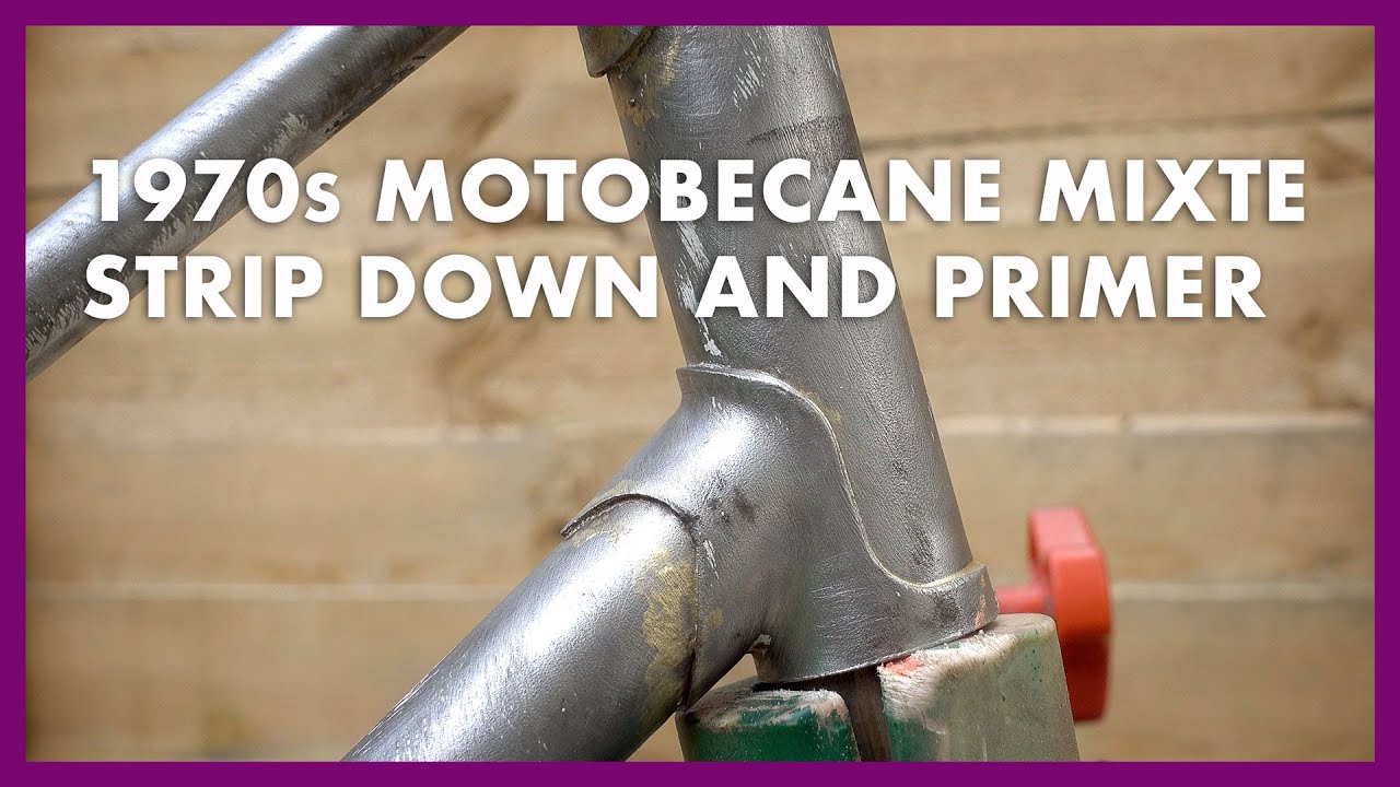 Vintage Bike Restoration | 1970s Motobecane Mirage Mixte Bicycle Strip Down Ready for Primer
