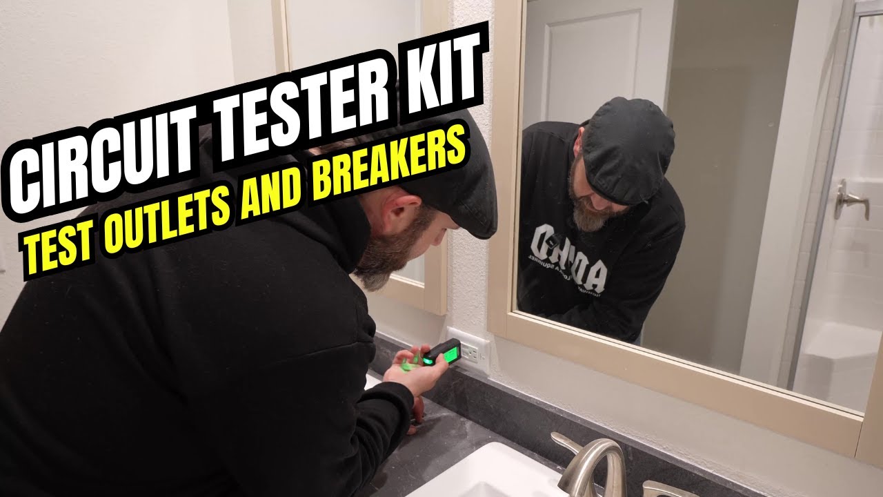KAIWEETS Circuit Breaker Finder with LCD Display, GFCI Outlet Tester