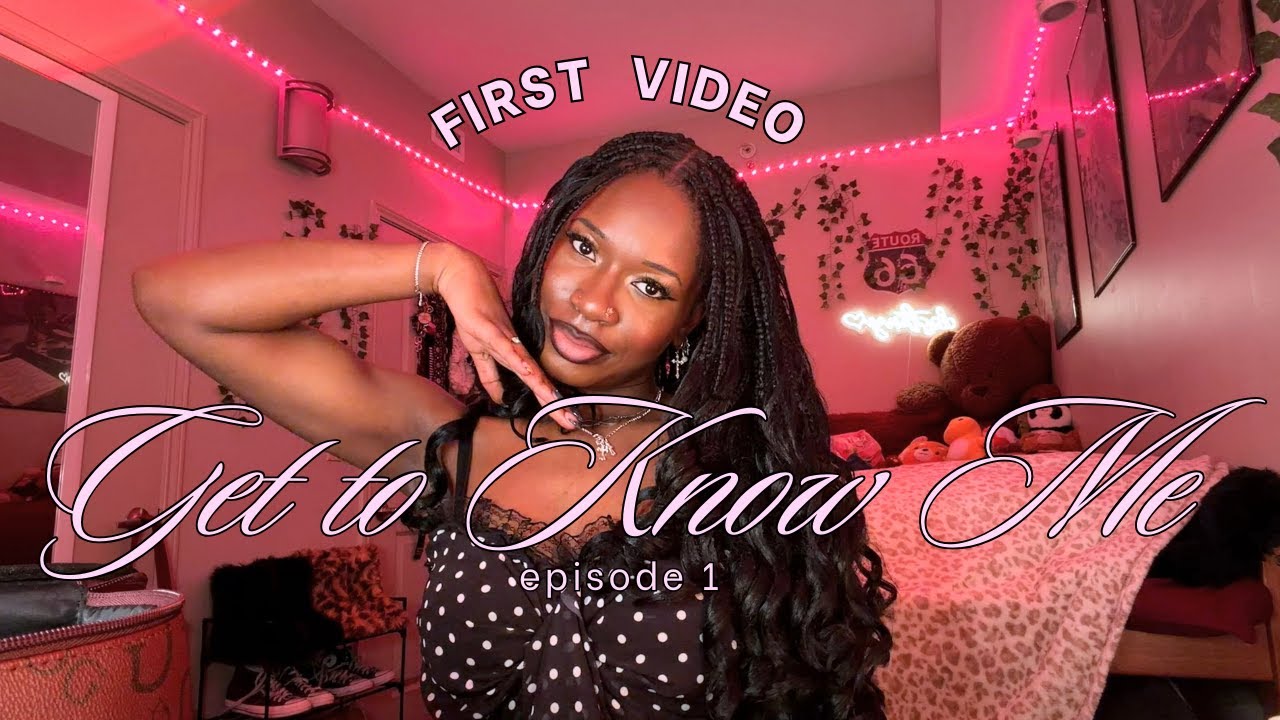 my first youtube video! get to know me + grwm | Destiny's Life