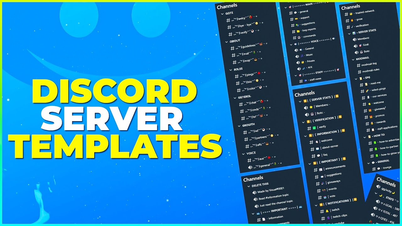 Top 10 BEST Discord Server Templates you need to Try!