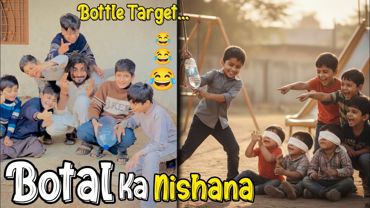 Bottle Target.../Botal ka Nishana Chellang😊/Full Funny🤣