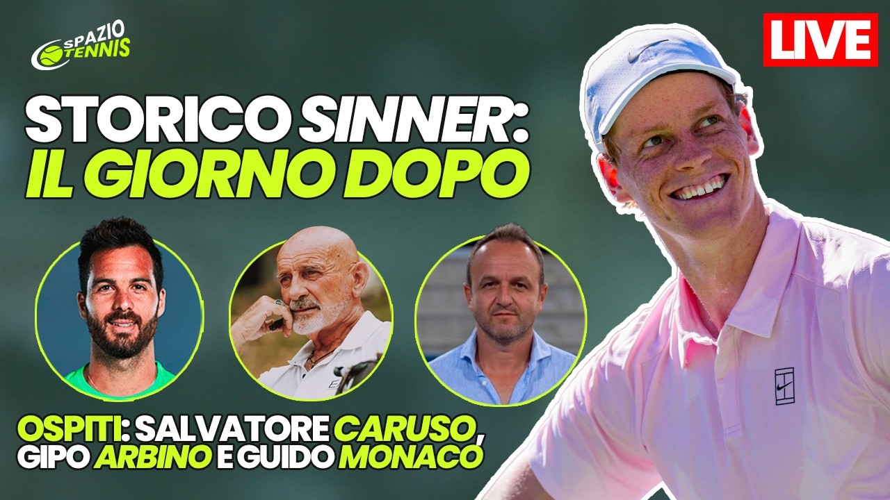 SINNER SCRIVE ancora la STORIA. Indian Wells, il GIORNO DOPO