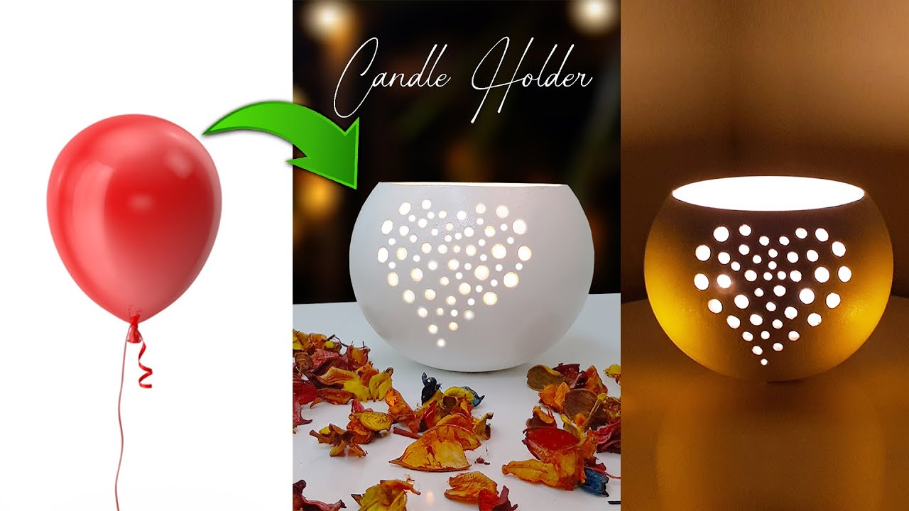 &Ccedil;ok Şık ve Dekoratif Mumluk Yapımı - Al&ccedil;ı ile Neler Yapılır? diy crafts