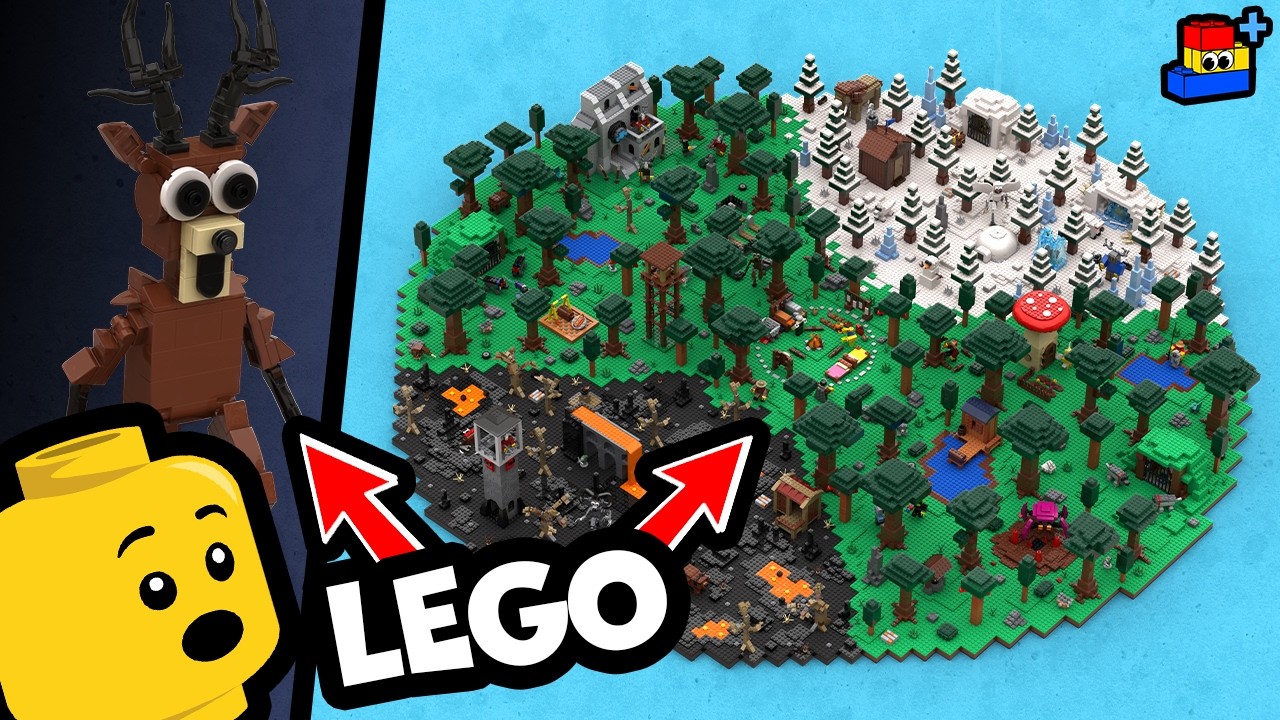 LEGO 99 Nights in the Forest: Building the ENTIRE MAP (HUGE Playset)