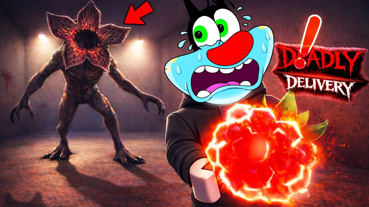 I WAS DOING LATE NIGHT DEADLY DELIVERY!!! HE IS SKINWALKER😱=💀ft.Oggy)