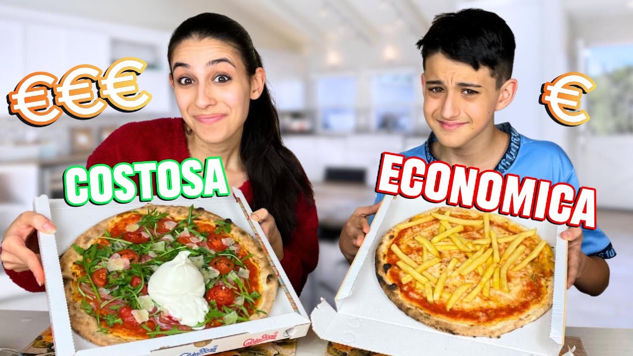 PIZZA ECONOMICA vs PIZZA COSTOSA della PIZZERIA DI FIDUCIA ! / tina e pippo review
