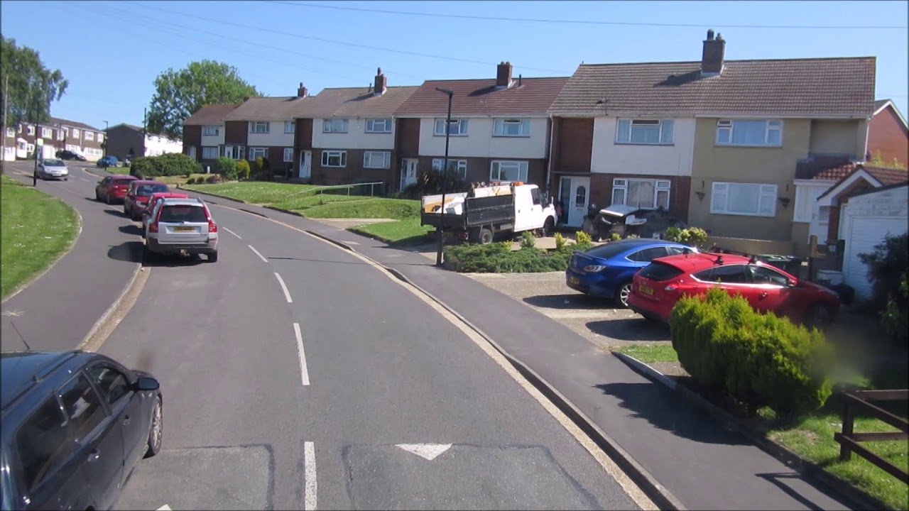 Southern Vectis Bus Cam - Route 8 - Newport To Amazon World - May 2018 | kittikoko