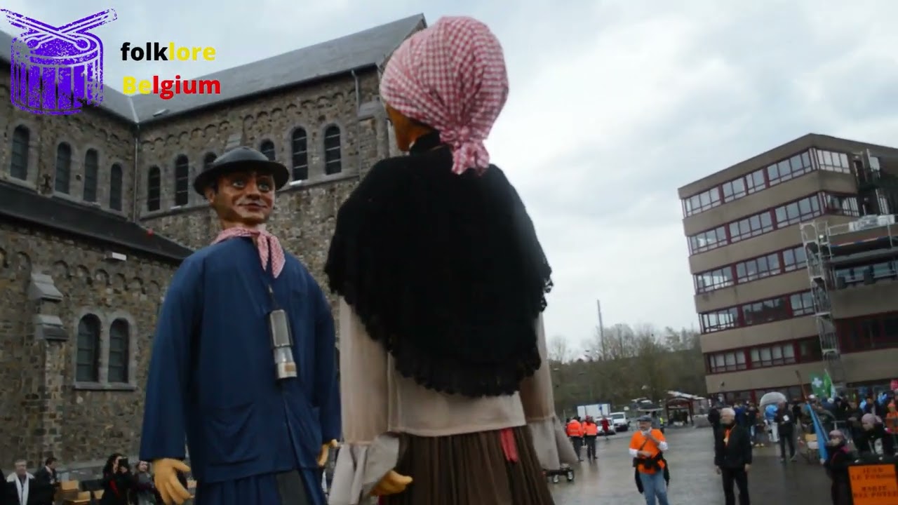 cavalcade auvelais 2023 - les géants d'auvelais - folklore belgium
