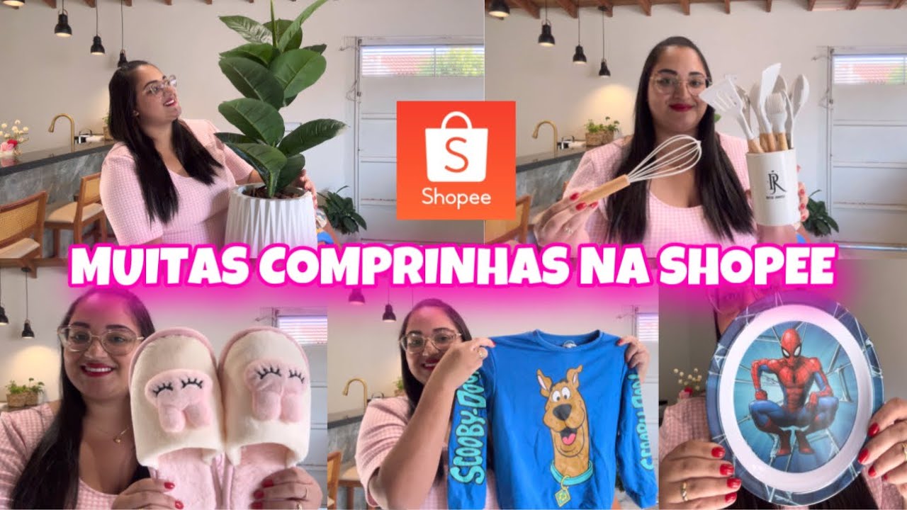 MINHA PRIMEIRA COMPRINHAS NA SHOPEE 😍| VÁRIOS ACHADINHOS |PLANTA ARTIFICIAL MARAVILHOSA|MARYA ALVES 