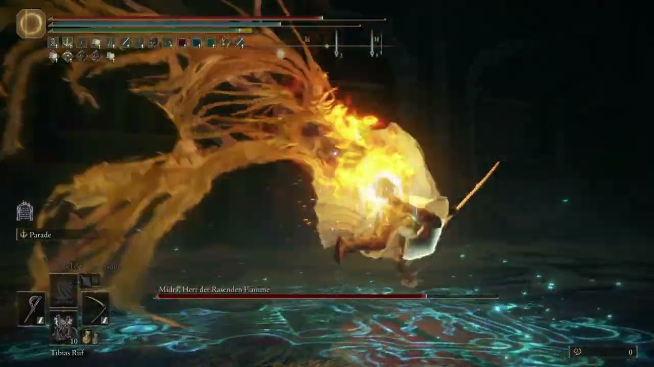 NG7+ Midra Parry Spinning Weapon Scythe