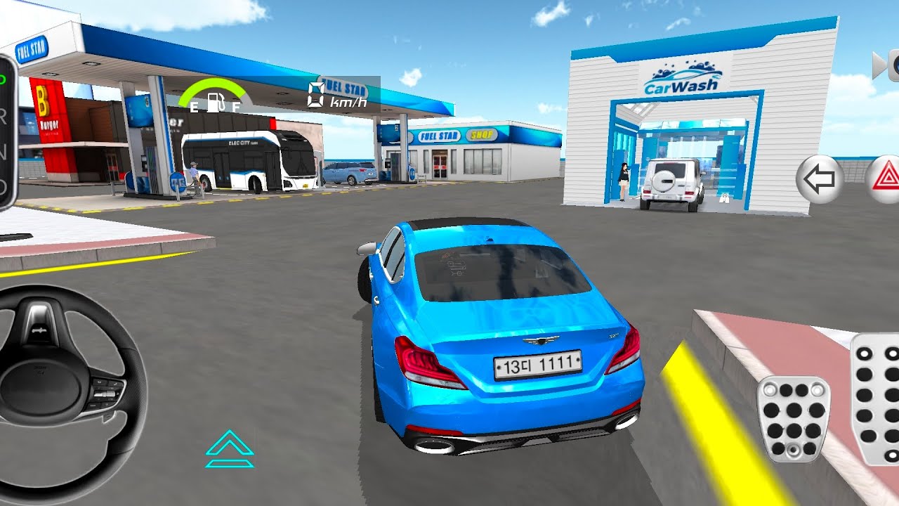 Mercedes G63 car going for washing - driving class 3D Android game || car game #gameplay #cargame 