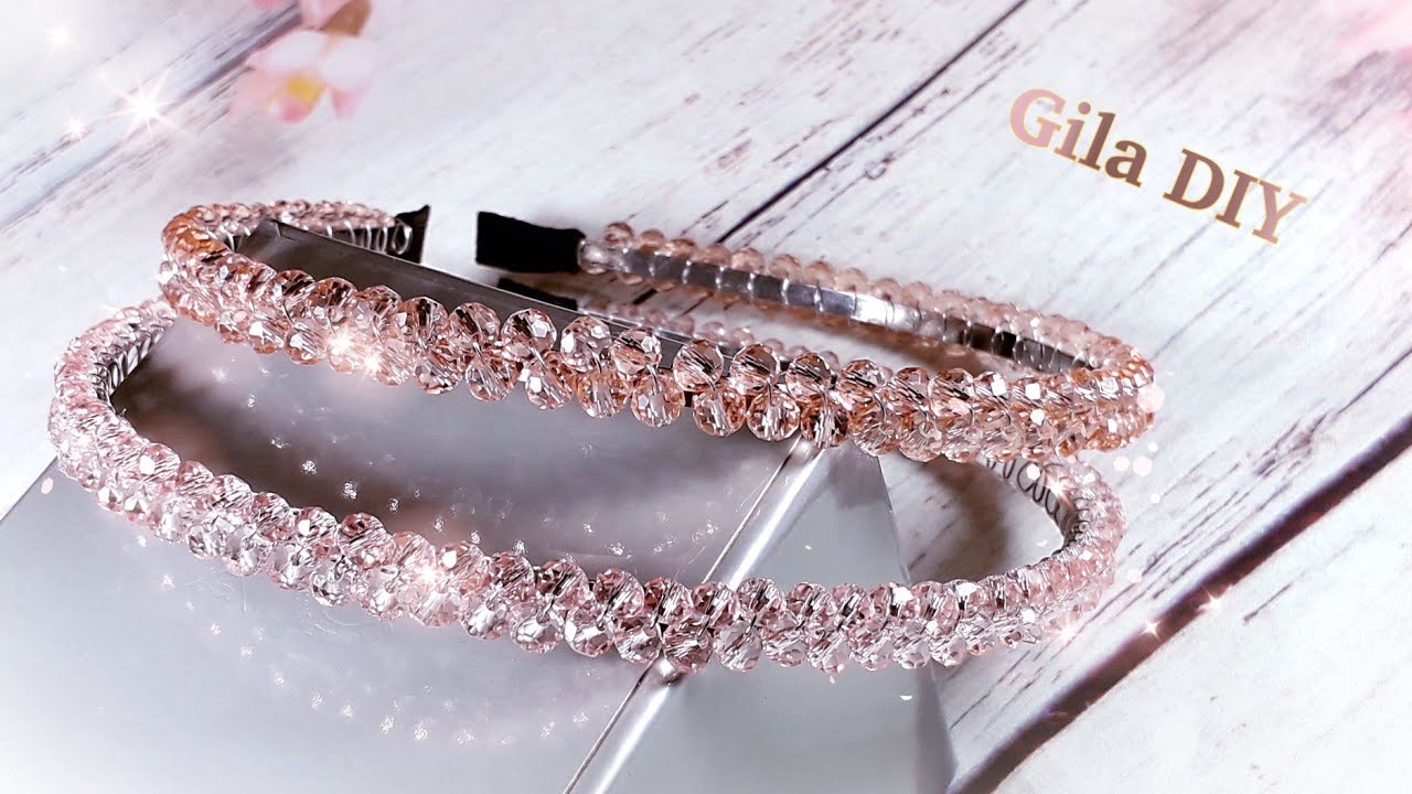 DIY HeadBand/МК Ободок из хрустальных бусин-Gila DIY