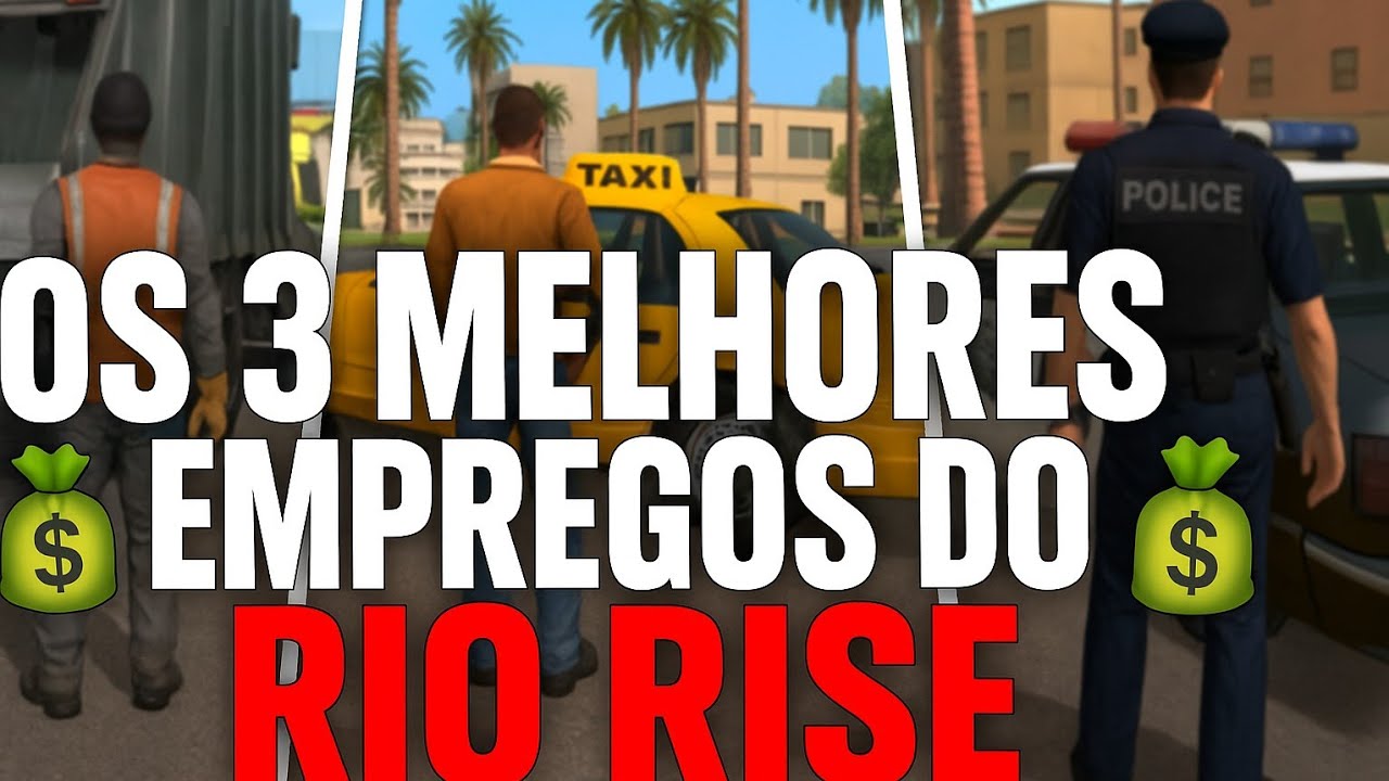 #6  Os 3 melhores empregos do rio rise! Como ficar rico rápido trabalhando no (NOVO GTA RP MOBILE)