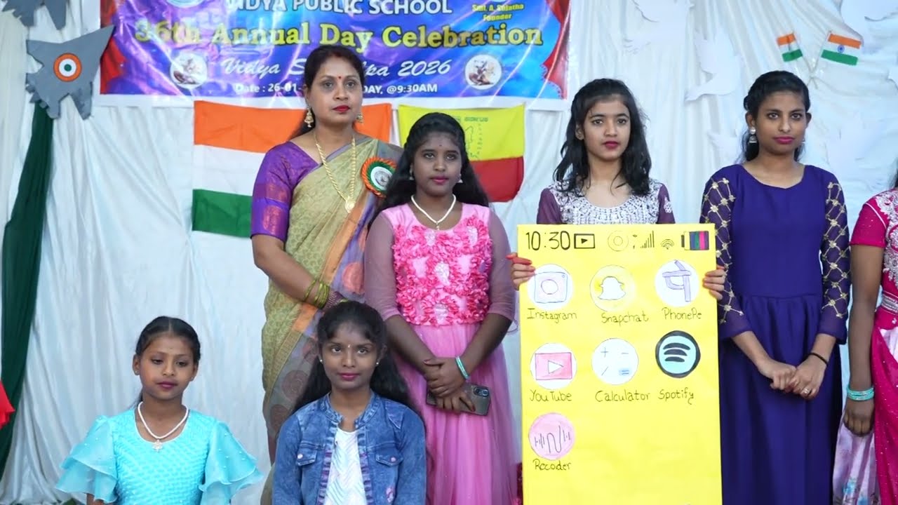 Vidya Sankalpa 2026 | Classes 6–9 Hindi Skit | 📱🎭  Awareness Performance