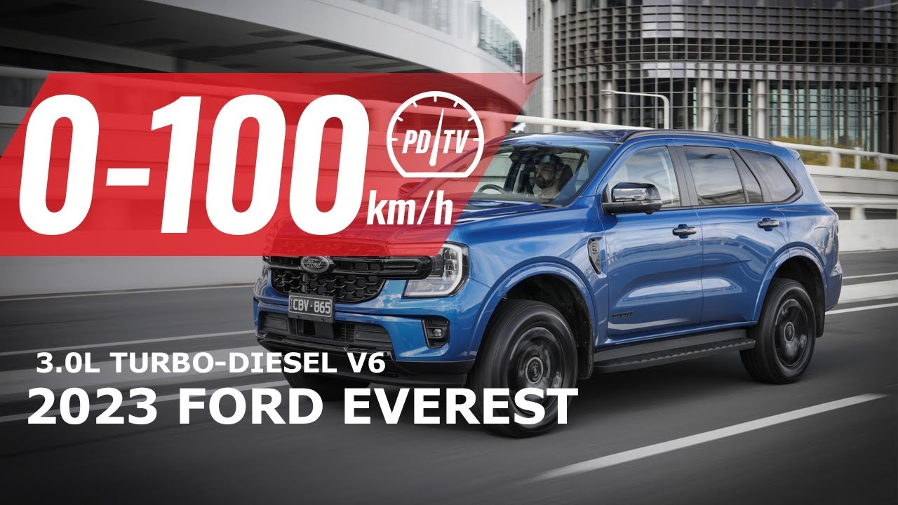 2023 Ford Everest V6 0-100km/h & off road test