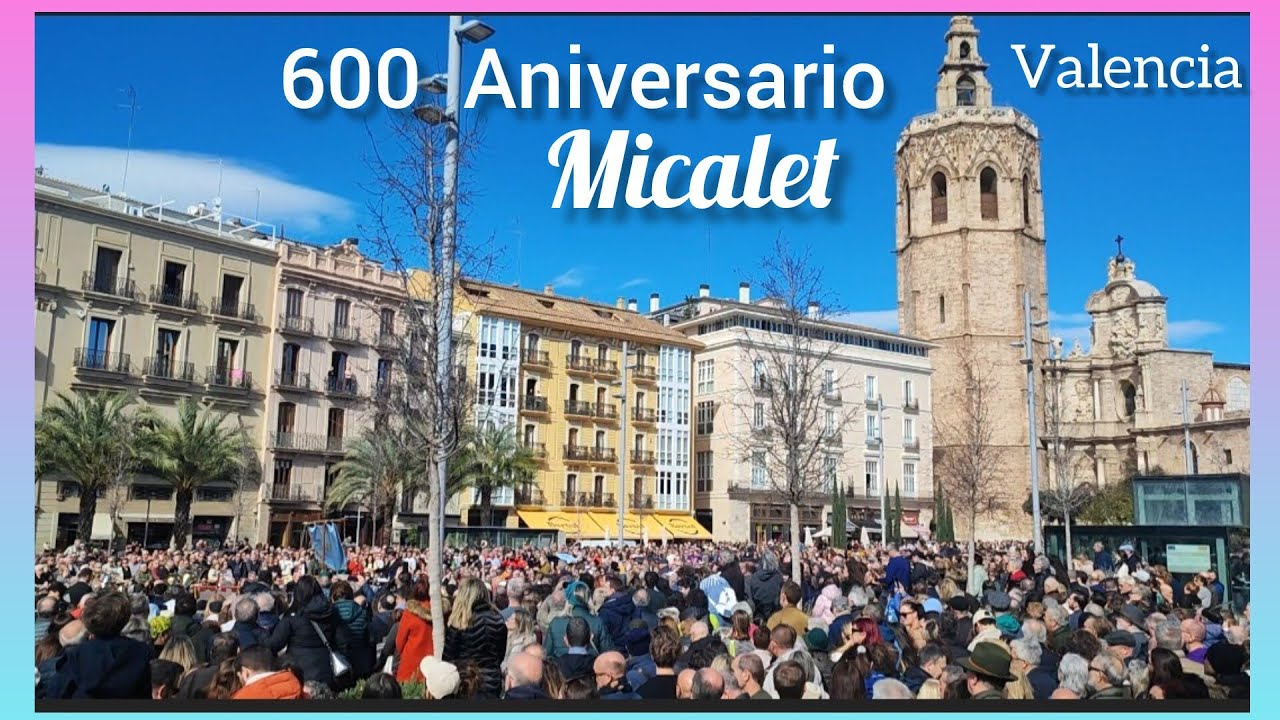 Concierto por el 600 aniversario de la torre Micalet en Valencia.
