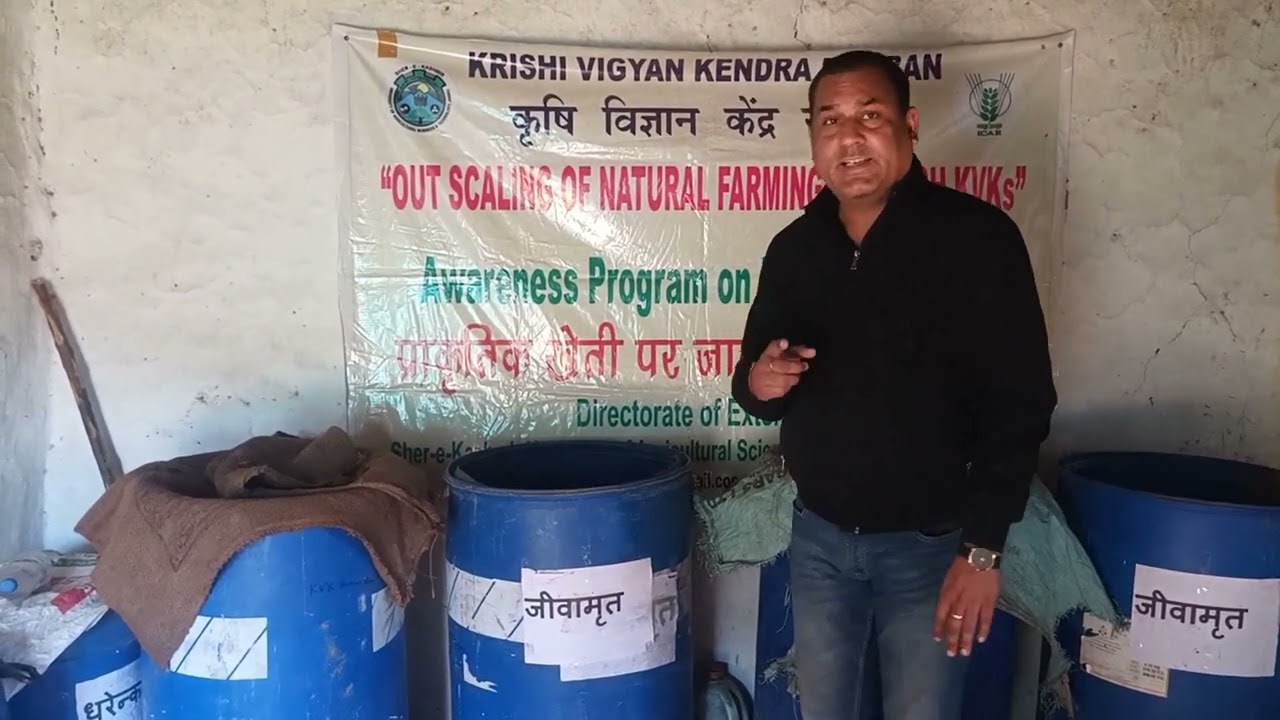 Preparation of Jeevamrit under Natural Farming