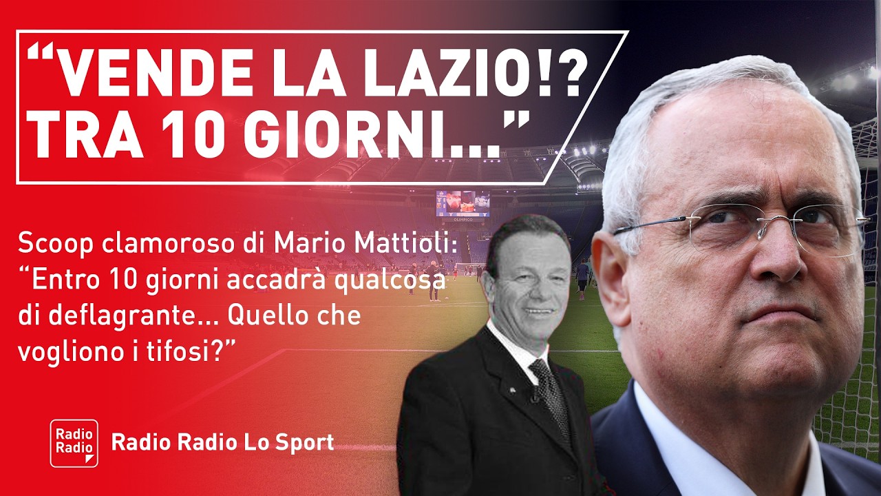 😵‍💫 LOTITO VENDE LA LAZIO!? 