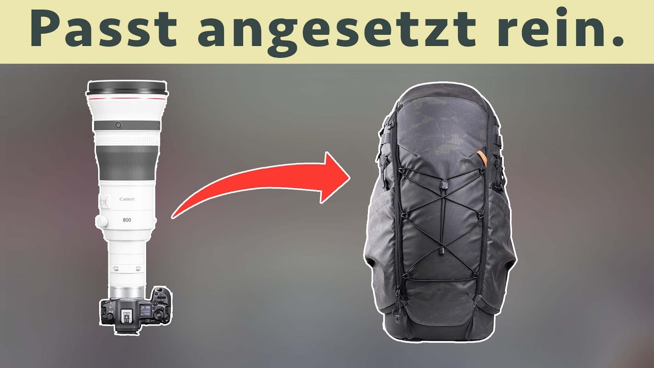 Fotorucksack für Supertele-Objektiv | PGYtech OnePro ST Review