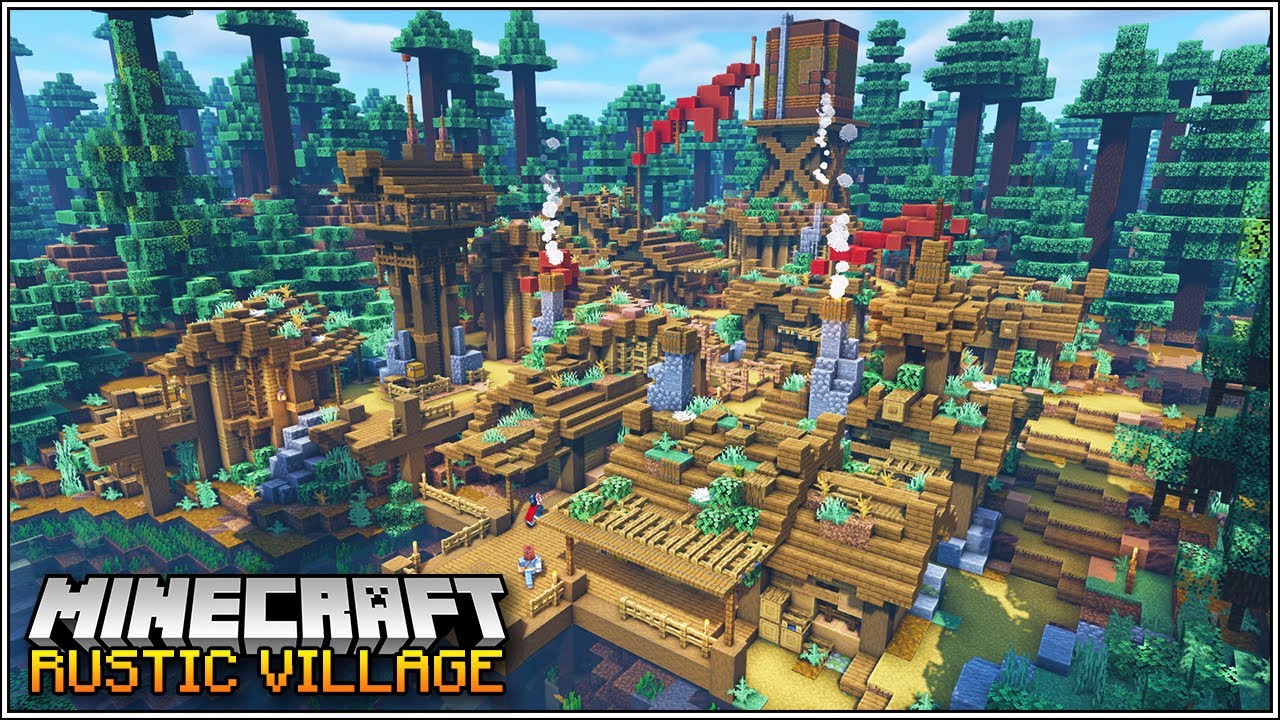 Minecraft Timelapse - Rustic Minecraft Village