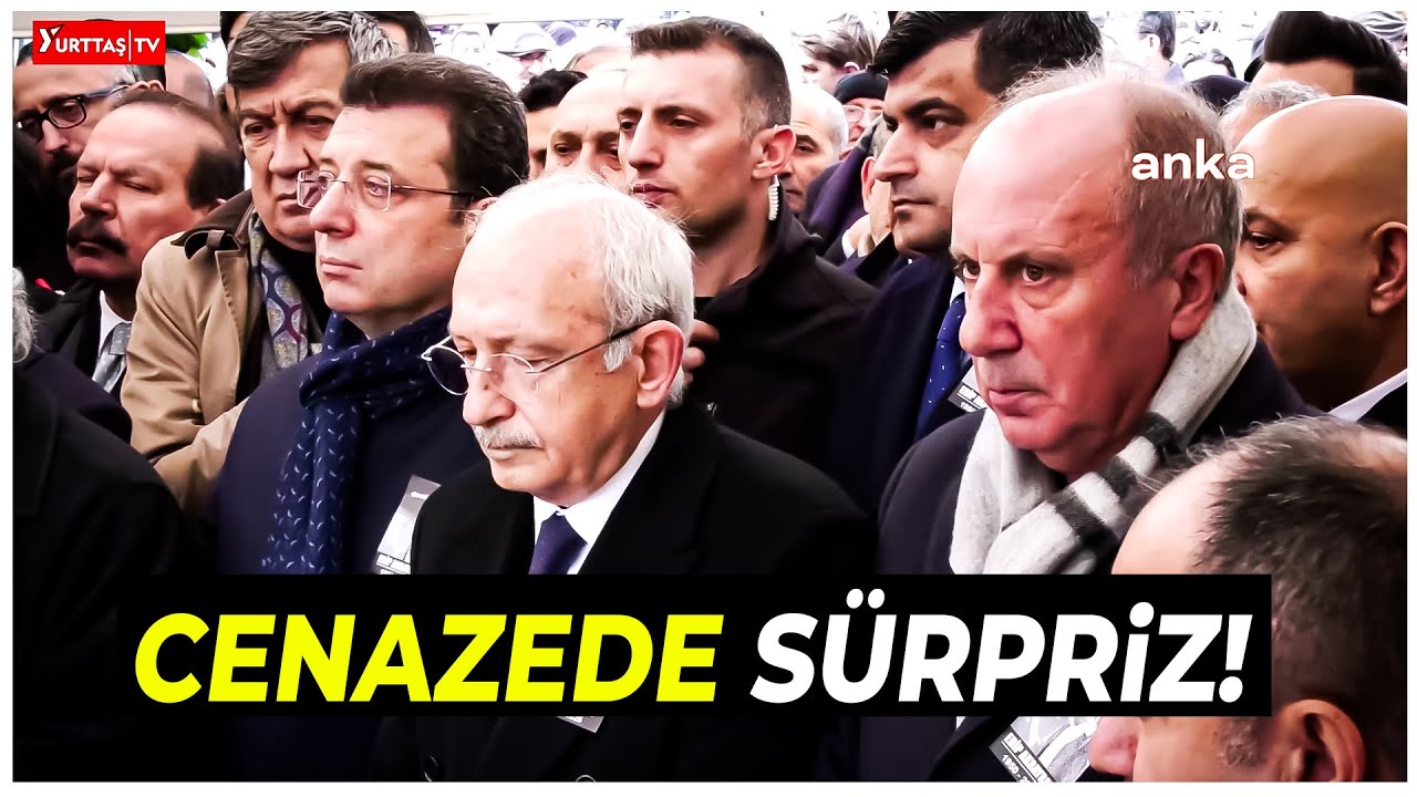 Edip Akbayram'ın cenaze töreninde sürpriz! İmamoğlu, Kılıçdaroğlu ve İnce yan yana!