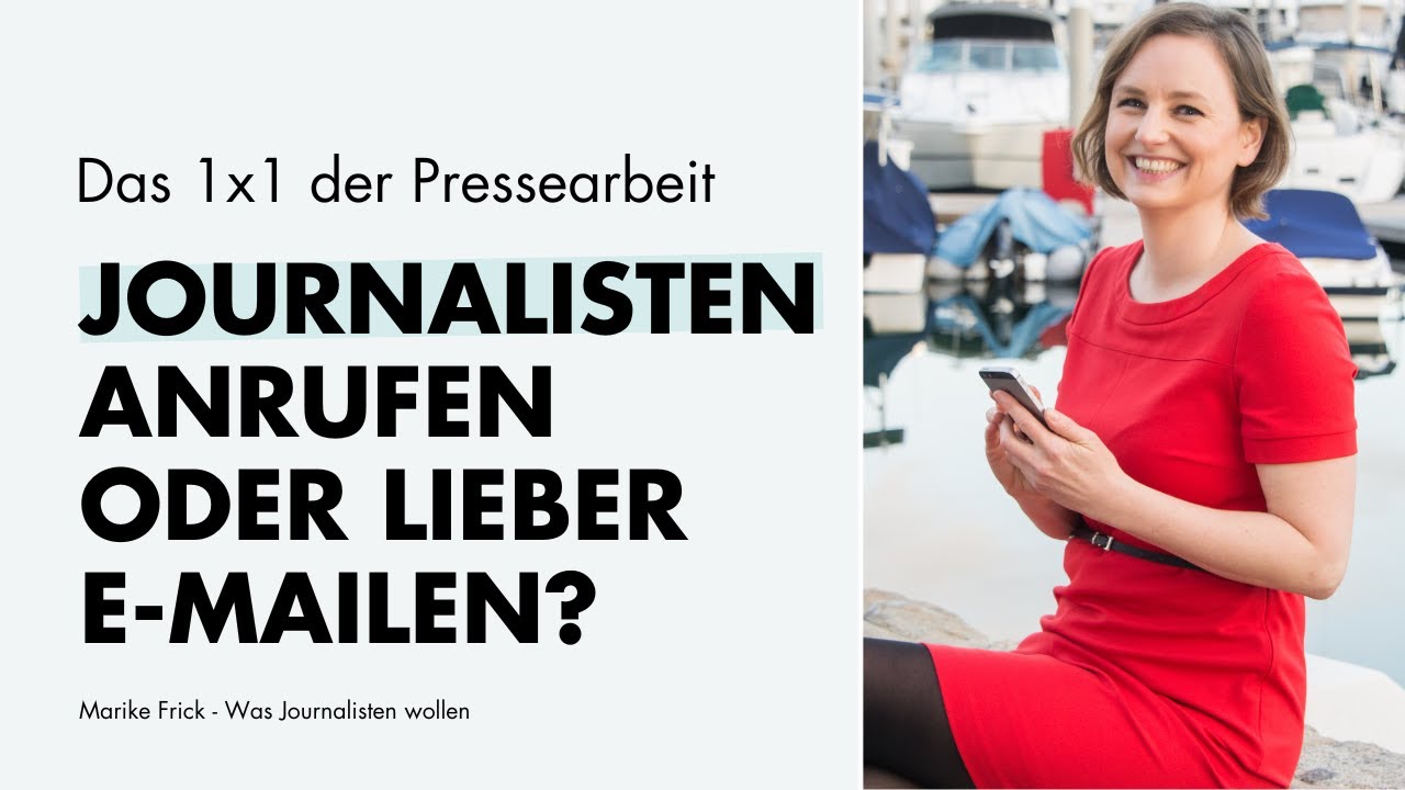 Pressearbeit 1x1: Journalisten anrufen oder lieber e-mailen?