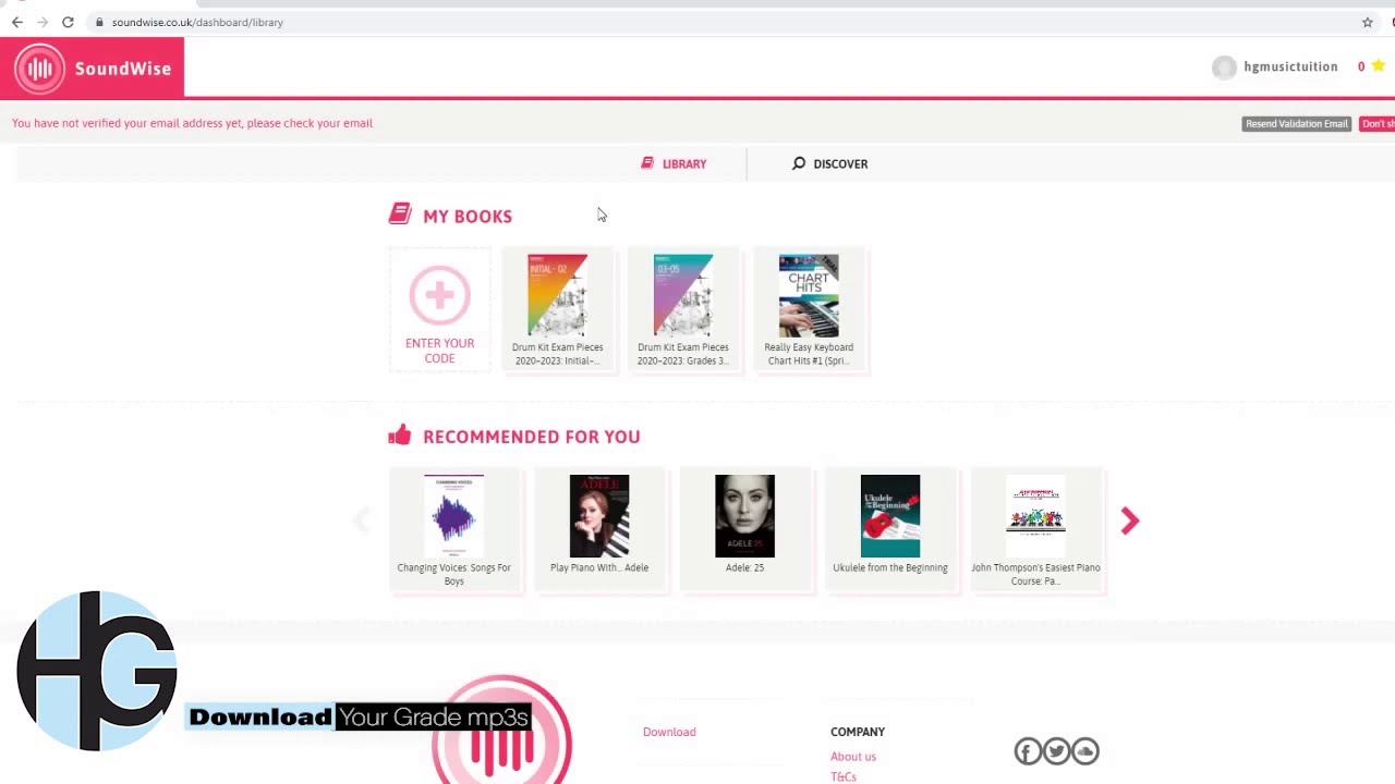 SoundWise Guide - How to download your grade mp3s