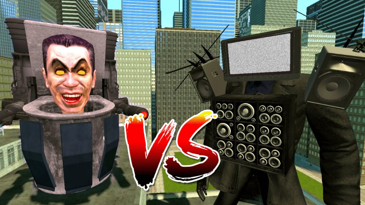 TITAN TV MAN VS G MAN TOILET SKIBIDI STORY #1