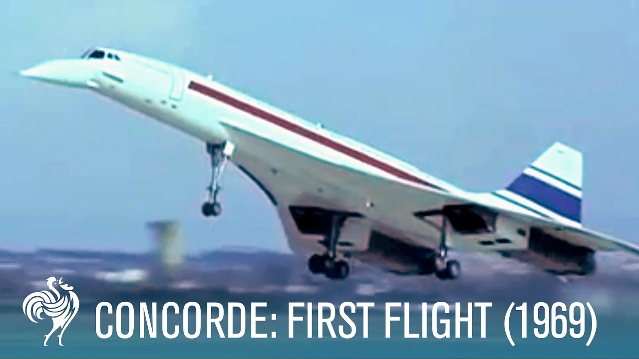 Concorde's First Flight: Supersonic Travel (1969) | British Pathé