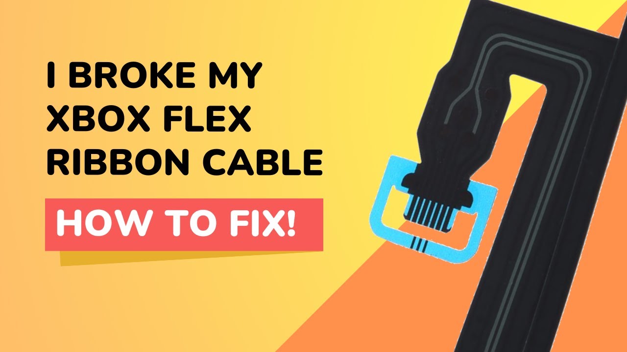 How to remove and replace a flex ribbon cable for your Xbox One