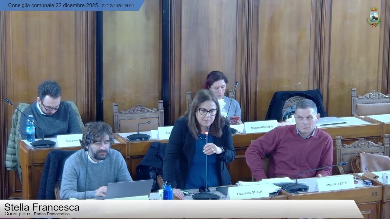 Consiglio comunale 22 dicembre 2025
